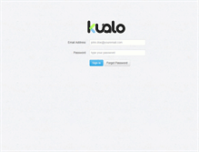 Tablet Screenshot of my.kualo.com